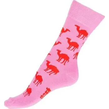 Ponožky Gosh PONOŽKY GOSH Růžová (velbloudi) velikost 41-46