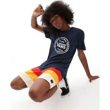 Pánská móda Tričko Vans AUTHENTIC CHECKER SS Dress Blues velikost XL