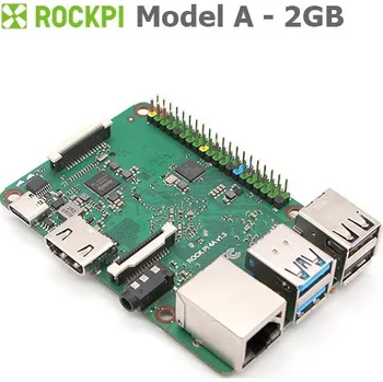Vývojová deska Rock Pi Model A - Jednodeskový počítač s výkonným procesorem RK3399 4GB