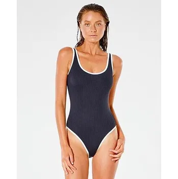 Dámská móda Plavky Rip Curl PREMIUM SURF CHEEKY ONE PIECE Black velikost L
