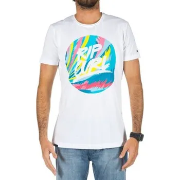 Tričko Rip Curl BRASH S/S TEE Optical White velikost M