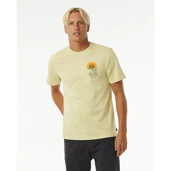 Tričko Rip Curl KEEP ON TRUCKING TEE Vintage Yellow velikost XXL