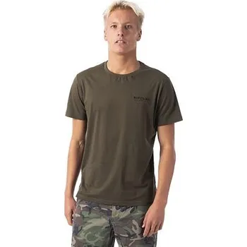 Pánské tričko Tričko Rip Curl SEA BEES S.I. TEE Military Green velikost M