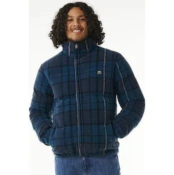 Pánská casual bunda Bunda Rip Curl RINCON CHECK JACKET Navy velikost M