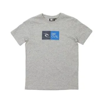 Pánská móda Tričko Rip Curl RIPAWATU SS TEE Beton Marle velikost 16
