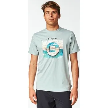 Pánská móda Tričko Rip Curl GOOD DAY BAD DAY TEE Vintage Blue velikost M