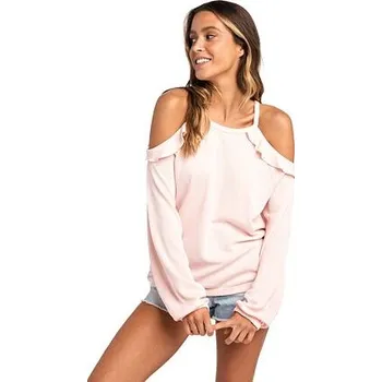 Pánská mikina Mikina Rip Curl SALTY CRUSH CREW FLEECE Rose Quartz velikost S