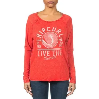 Pánské tričko Tričko Rip Curl LIVE THE SEARCH TEE Flame Scarlet velikost S