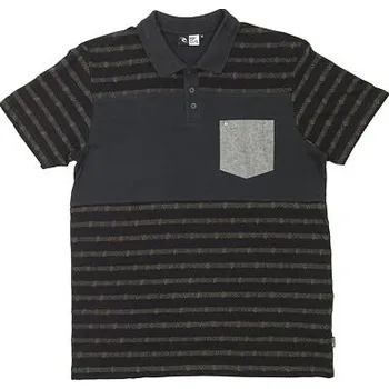 Pánské tričko Tričko Rip Curl REFILL POLO Black velikost L