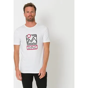 Pánské tričko Tričko Animal ISLE White velikost XL