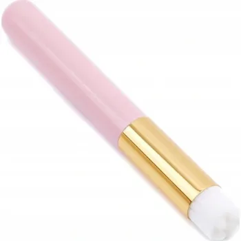 Kosmetický štětec Štětec kartáček na čištění řas růžový konvexní