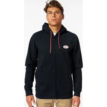 Pánská mikina Mikina Rip Curl PARLEMEMTIA ZIP THRU Black velikost L