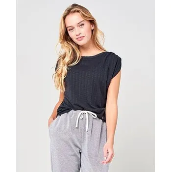 Pánské tričko Tričko Rip Curl SYAM MC FASHION TEE Black velikost L