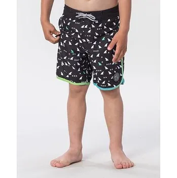 Dámské plavky Plavky Rip Curl YARDAGE FUNNY S/E GROMS Black velikost 4