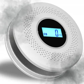 Detektor CO DETEKTOR OXIDU UHELNATÉHO BEZDRÁTOVÝ HLÁSIČ S LCD DISPLEJEM A HLASITÝM ALARMEM