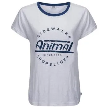 Pánské tričko Tričko Animal COLLEGE TRYOUTS White velikost 06