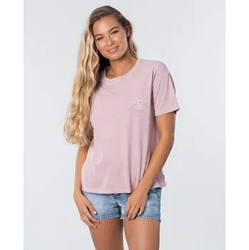 Pánské oblečení Tričko Rip Curl THE SEARCHERS TEE Dusk Pink velikost M