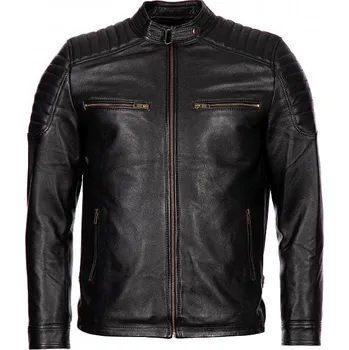 Pánská casual bunda Pánská Kožená Bunda Black Jet Xelior Classic Brixton Černá Velikost: 5XL