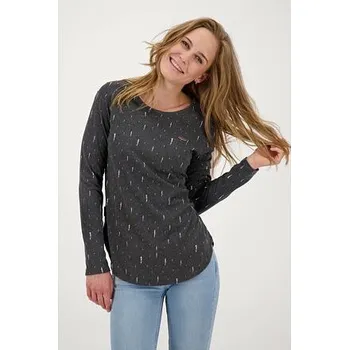 Tričko Alife and Kickin LEAAK AOP Moonless velikost XS