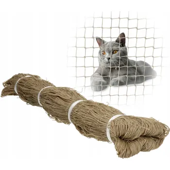 Bezpečnostní kamera SÍŤ NA BALKON PRO KOČKY 2x3m PREMIUM ZESÍLENÁ DRÁTEM 110g OKO 30x30mm