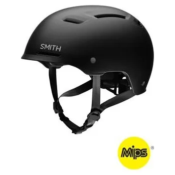 Cyklistická přilba Cyklistická helma Smith AXLE MIPS Matte Black velikost M