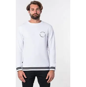 Pánské oblečení Mikina Rip Curl WOOP LOOP CREW Optical White velikost L
