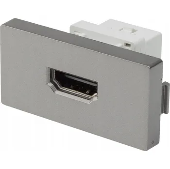 Elektrická zásuvka Zásuvka nástěnná l šedá