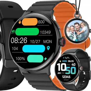 Chytré hodinky Chytré Hodinky JG Smart JS99 Pánské hodinky Conversation Polské Menu černé