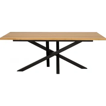 Obývací stěna Stůl masív/kov ST377 140cm