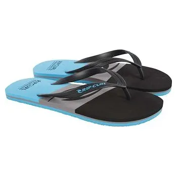 Pánské žabky žabky Rip Curl SLIDE OUT Black/Blue velikost 45.0