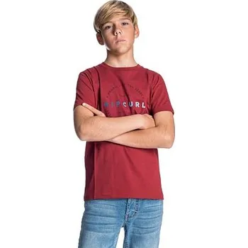 Pánské tričko Tričko Rip Curl SIXTY NINE SS TEE Red velikost 12