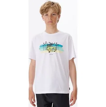 Pánské tričko Tričko Rip Curl SEARCH TRIP TEE -BOY Optical White velikost 8