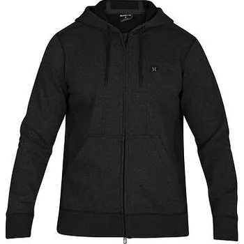 Pánská mikina Mikina Hurley PROTECT THERMA FLEECE ZIP Black Heather velikost L