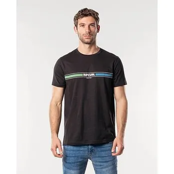 Pánské tričko Tričko Rip Curl MAMA HORIZON S/S TEE Black velikost XL