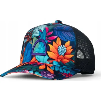 Čepice Jezdecká čepice s kšiltem a truckerem GALOP WEAR Power Flower vel.