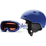 Helma + brýle Smith ZOOM JR/GAMBLER Klein Blue / RC36 velikost YM