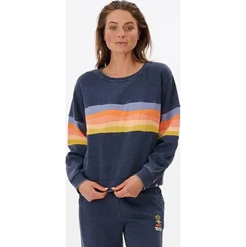 Dámská mikina Mikina Rip Curl MELTING WAVES CREW Navy velikost XS