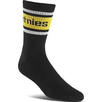 Ponožky Etnies CREW SOCK Black/Yellow velikost O/S