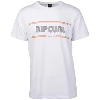 Pánské tričko Tričko Rip Curl MAMA STROKES SS TEE Optical White velikost XXL
