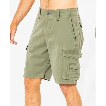 Pánské kraťasy šortky Rip Curl TRAIL CARGO WALKSHORT Mid Green velikost 38