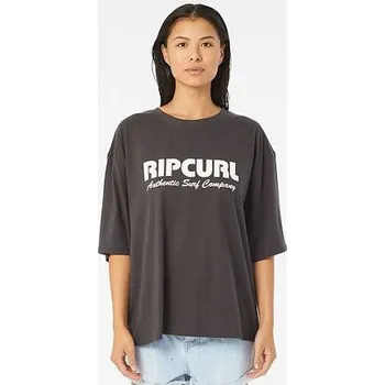 Pánské tričko Tričko Rip Curl SURF SPRAY HERITAGE TEE Washed Black velikost S