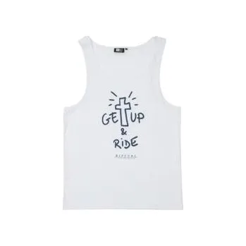 Pánské tričko Tričko Rip Curl LOVE ME TENDER SINGLET Optical White velikost L
