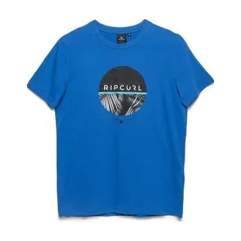 Pánská móda Tričko Rip Curl CIRCLE COMBINE SS TEE College Blue velikost 16