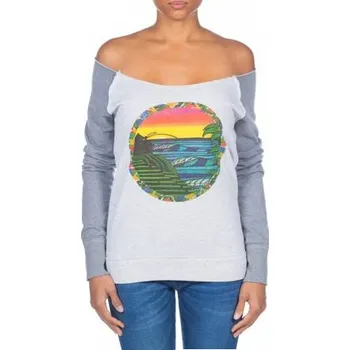 Pánská mikina Mikina Rip Curl HEATHER BROWN CREW FLEECE Heather Grey velikost L