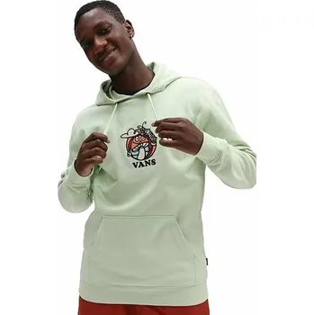 Pánská mikina Mikina Vans HAPPY MUSHROOM PO Celadon Green velikost M