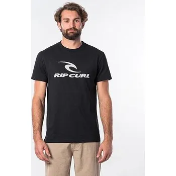 Pánské tričko Tričko Rip Curl THE SURFING COMPANY S/S TEE Black velikost L