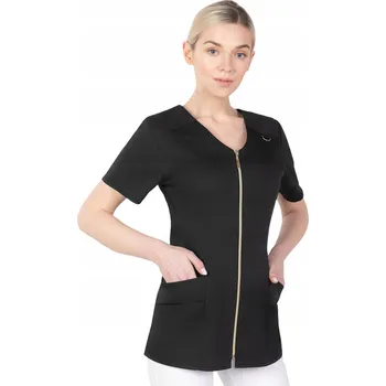 Zdravotnický oděv 46 DÁMSKÁ ZDRAVOTNICKÁ HALENA NA ZIP kosmetická zástěra 379