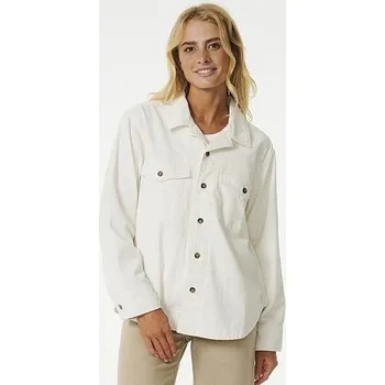 Pánská košile Košile Rip Curl STEVIE CORD SHIRT Cream velikost M