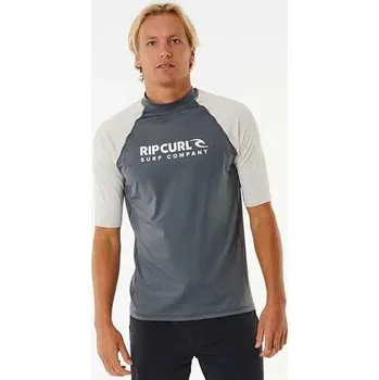 Pánské tričko Lykra Rip Curl SHOCK UPF S/S Dark Grey velikost XL