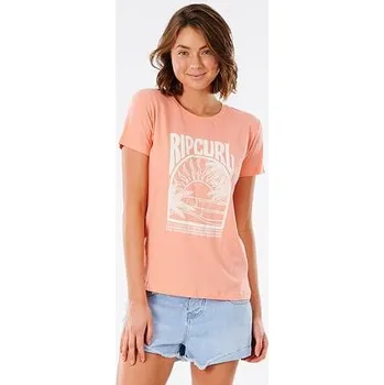 Tričko Rip Curl NORTH SHORE STANDARD TEE Peach velikost L